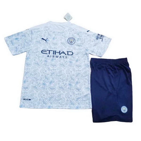 Maillot Football Manchester City Third Enfant 2020-21 Bleu